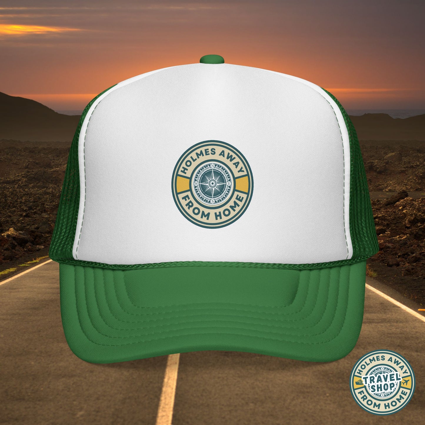 Holmes Away From Home Official Logo Trucker Hat