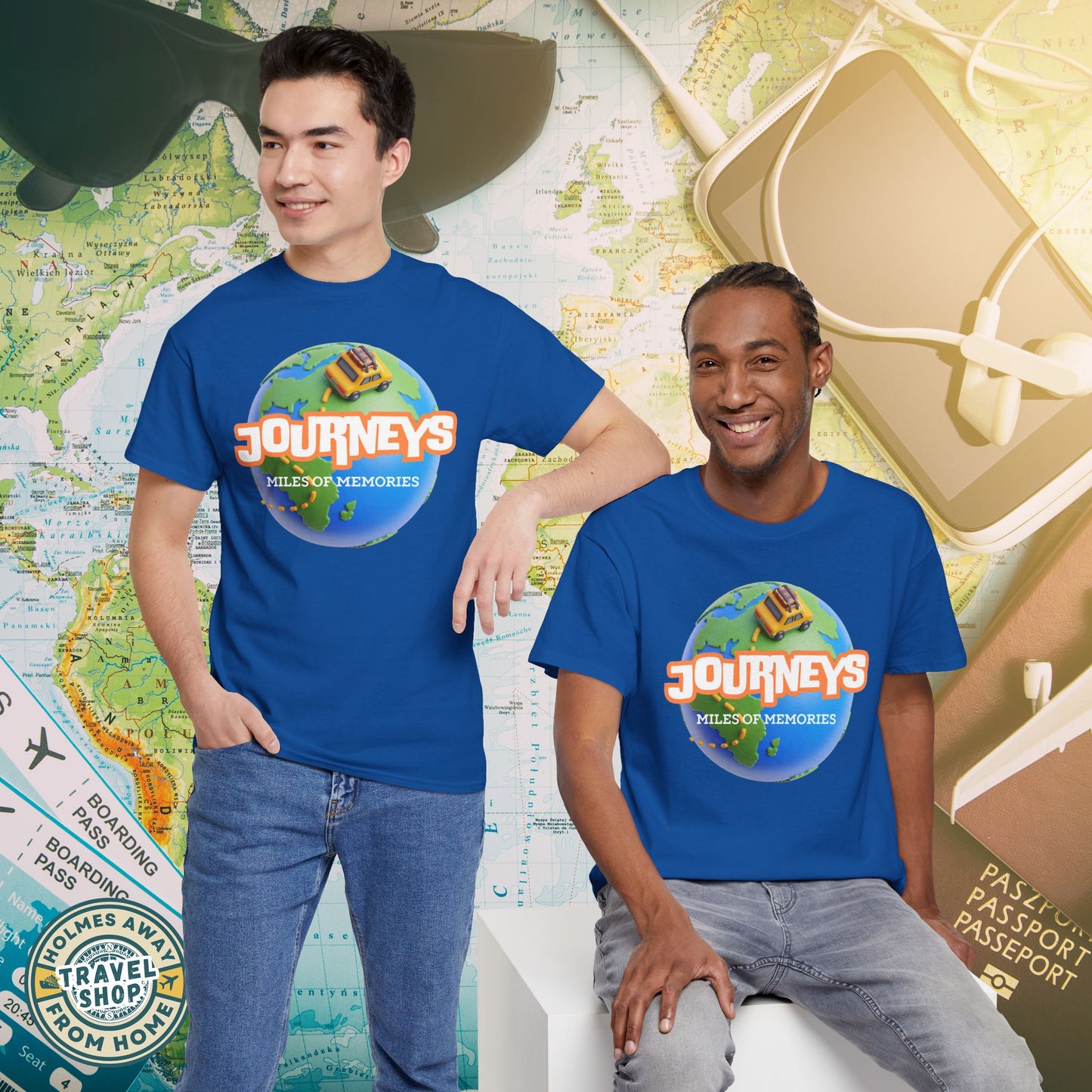 “Journeys” Official Series Logo Tee – Holmes Away From Home Travel Channel