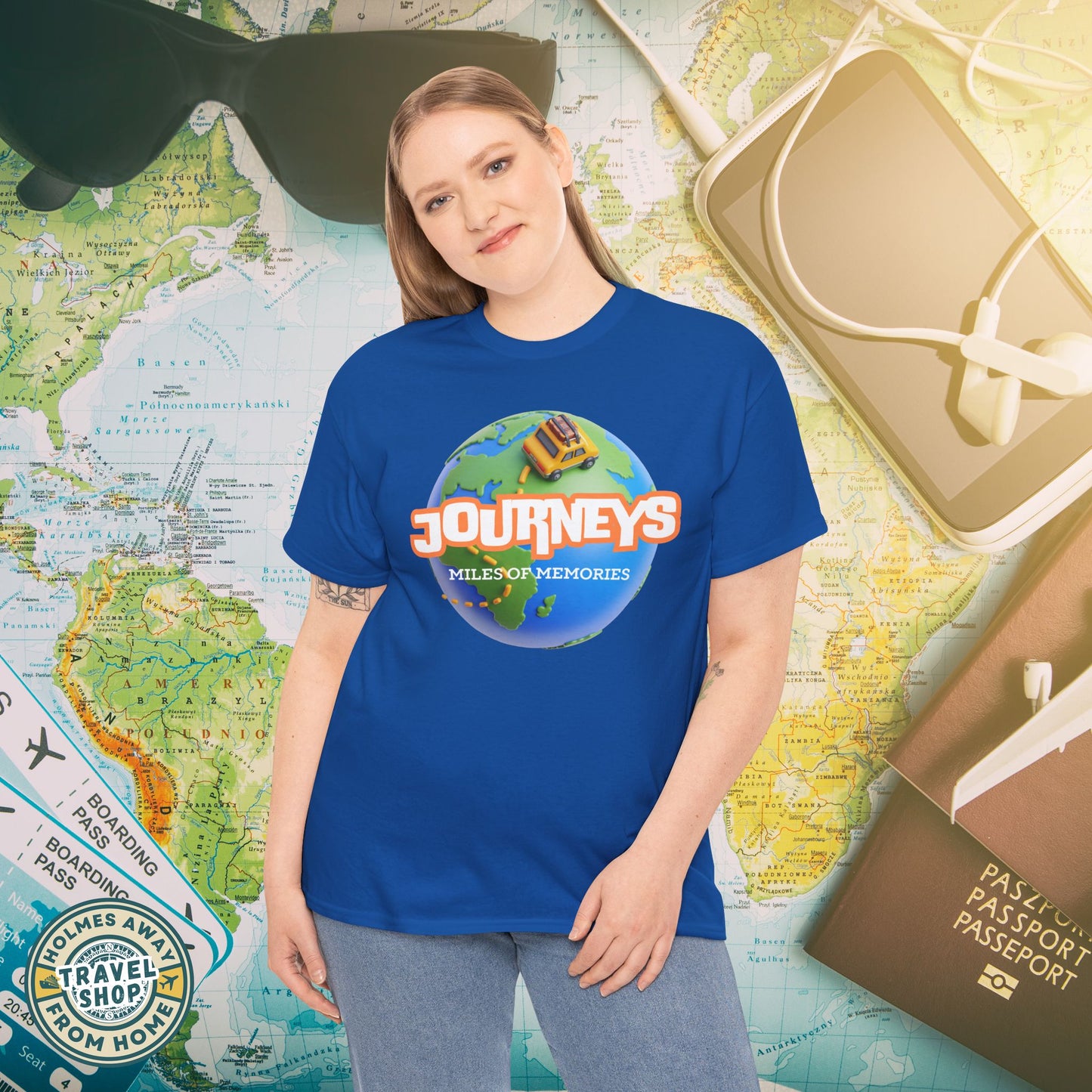 “Journeys” Official Series Logo Tee – Holmes Away From Home Travel Channel
