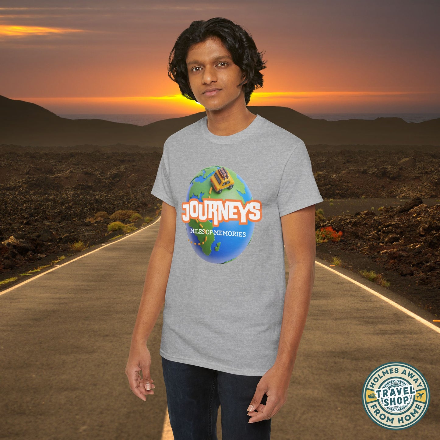 “Journeys” Official Series Logo Tee – Holmes Away From Home Travel Channel