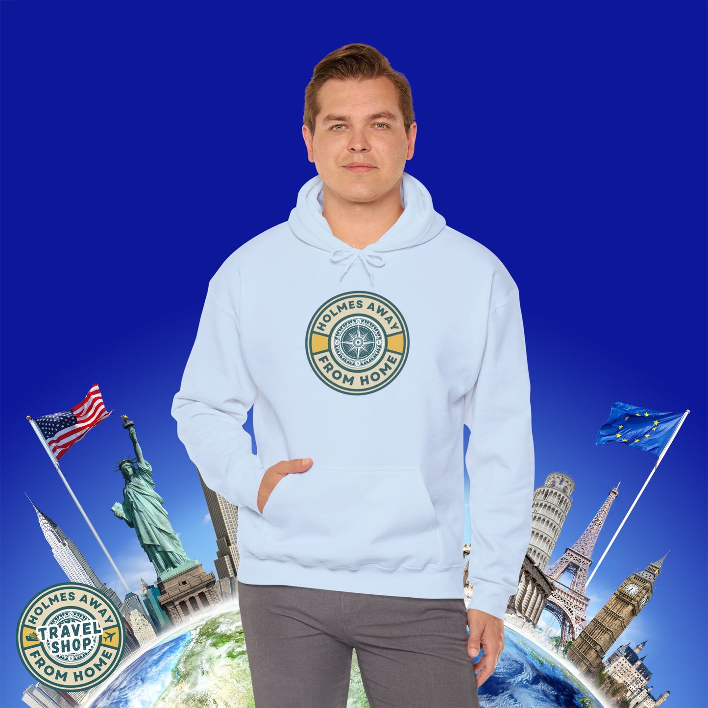 Holmes Away From Home Travel Hoodie