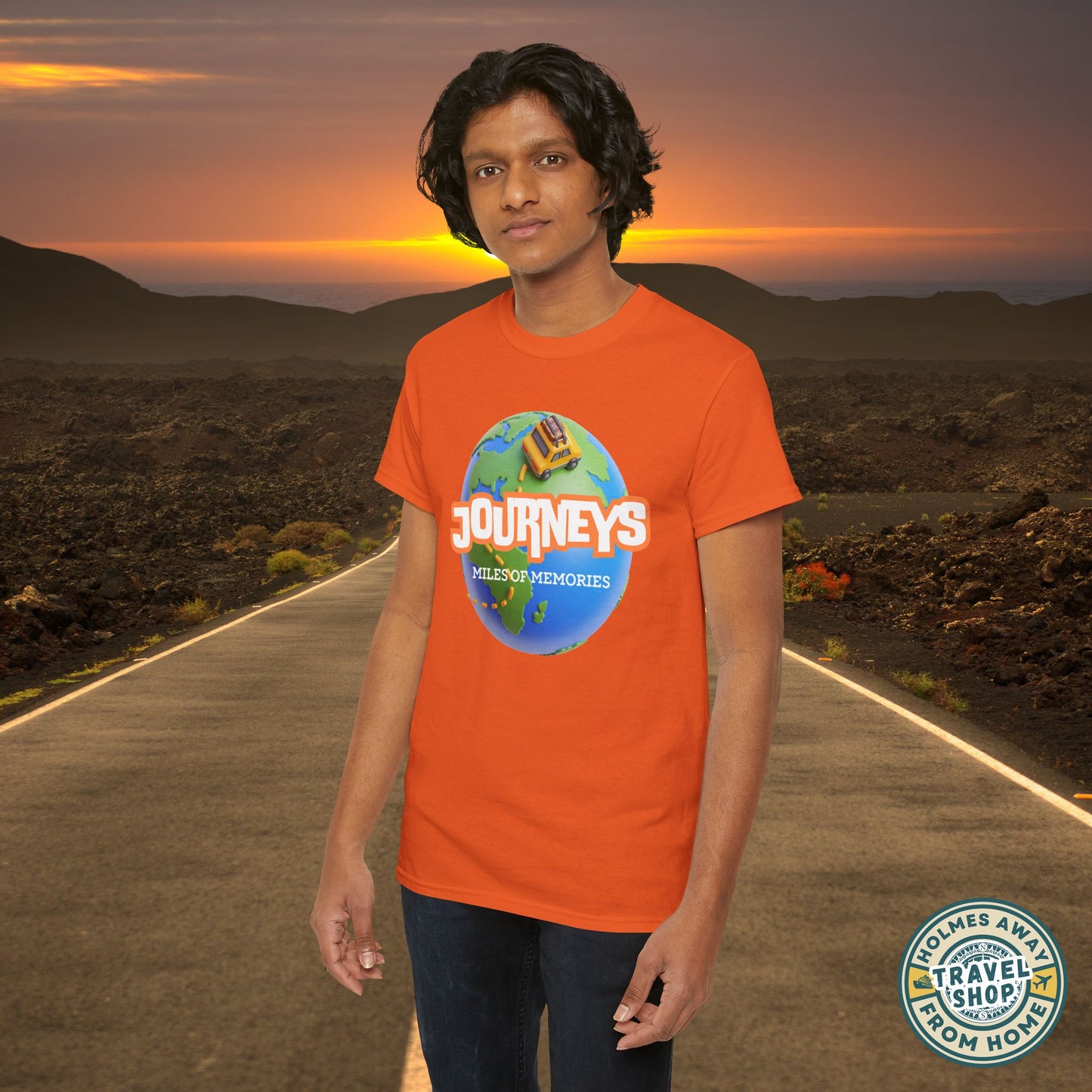 “Journeys” Official Series Logo Tee – Holmes Away From Home Travel Channel
