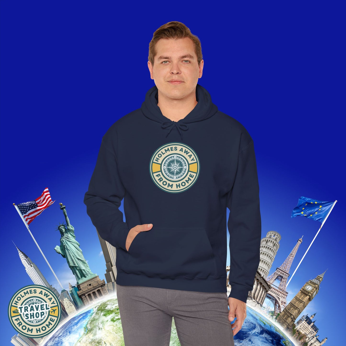 Holmes Away From Home Travel Hoodie