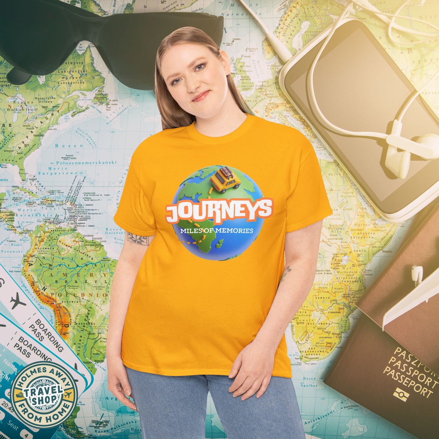 “Journeys” Official Series Logo Tee – Holmes Away From Home Travel Channel