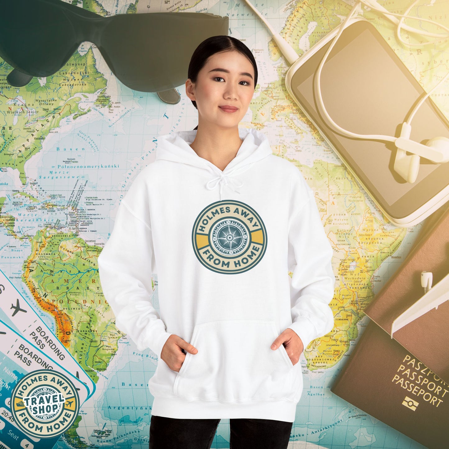 Holmes Away From Home Travel Hoodie