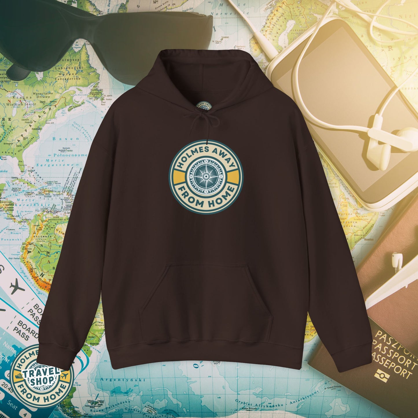 Holmes Away From Home Travel Hoodie