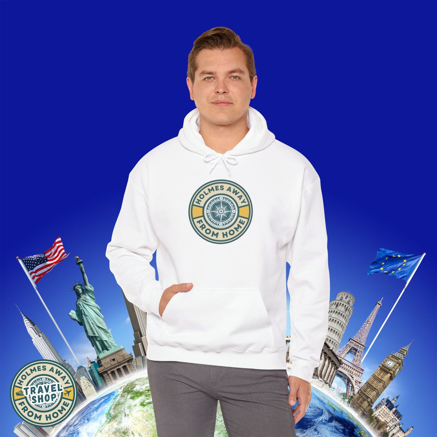 Holmes Away From Home Travel Hoodie