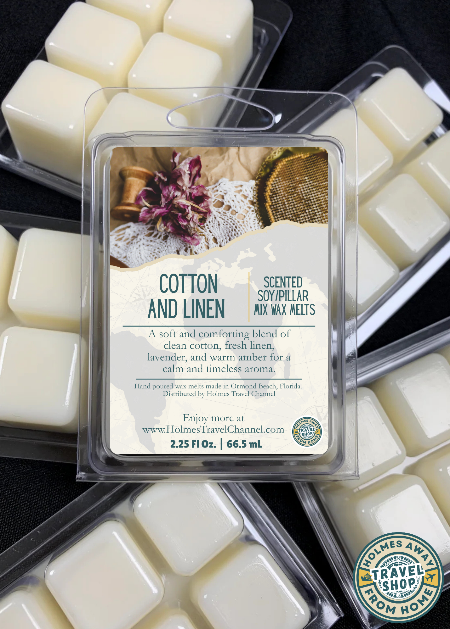 Cotton and Linen Scented Wax Melts