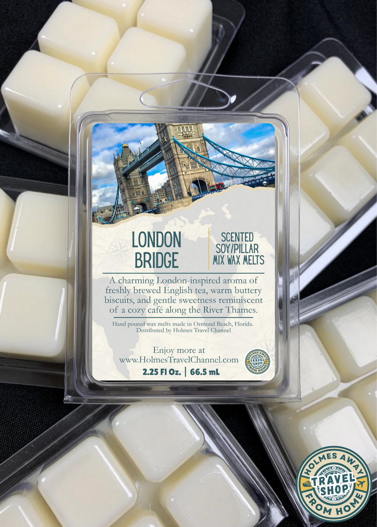 London Bridge scented wax melts by Holmes Away From Home