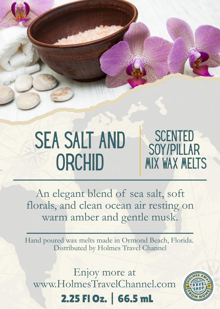 Sea Salt and Orchid Scented Wax Melts