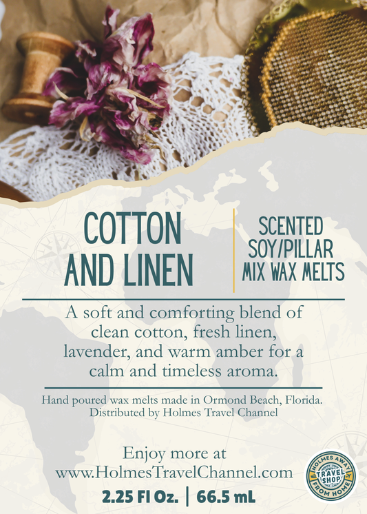 Cotton and Linen Scented Wax Melts
