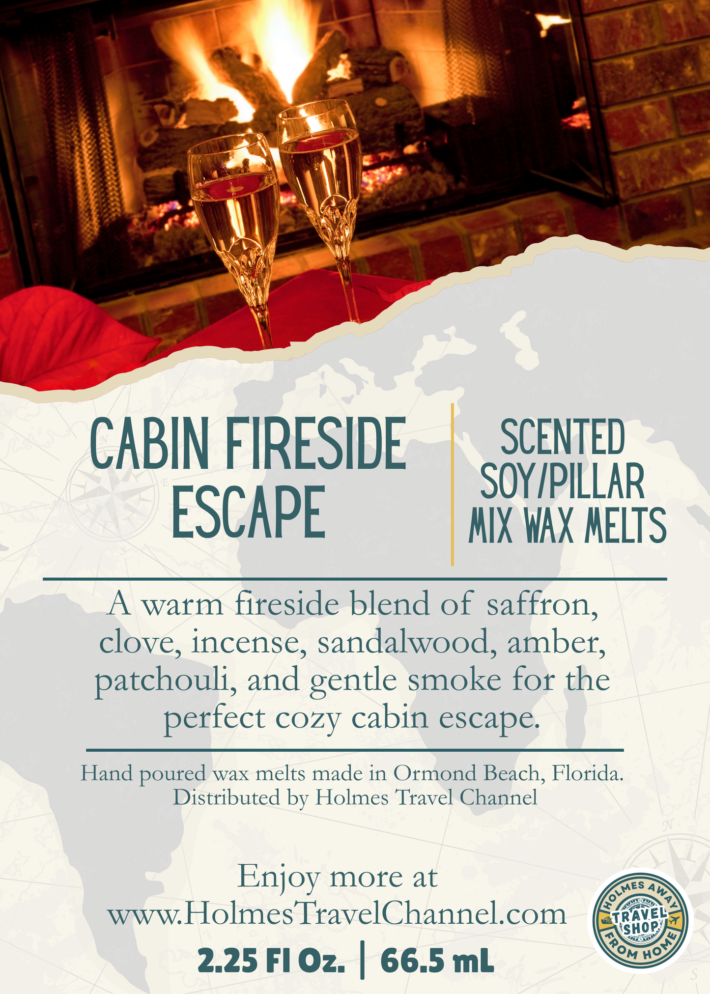 Cabin Fireside Escape Scented Wax Melts