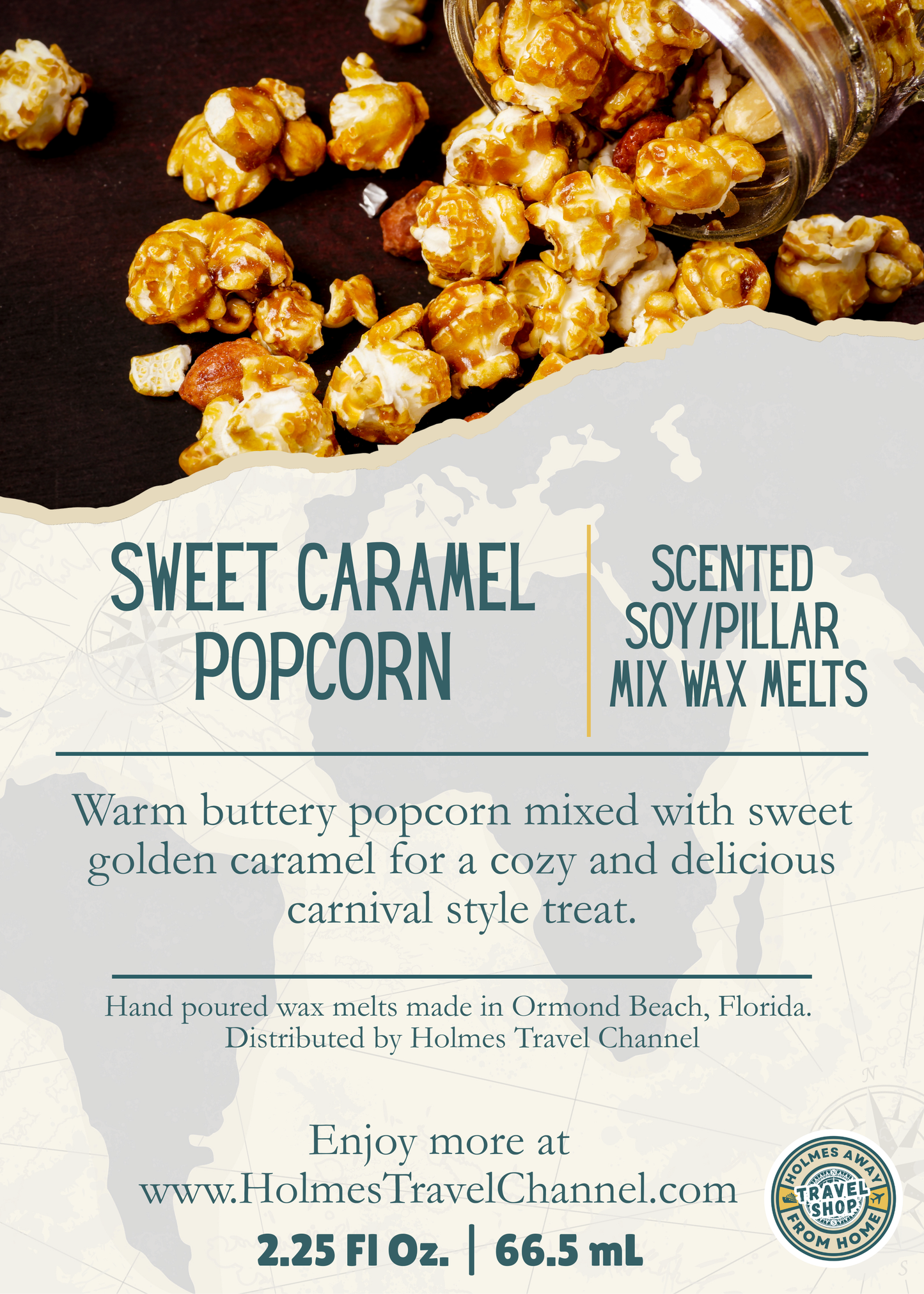 Sweet Caramel Popcorn Scented Wax Melts