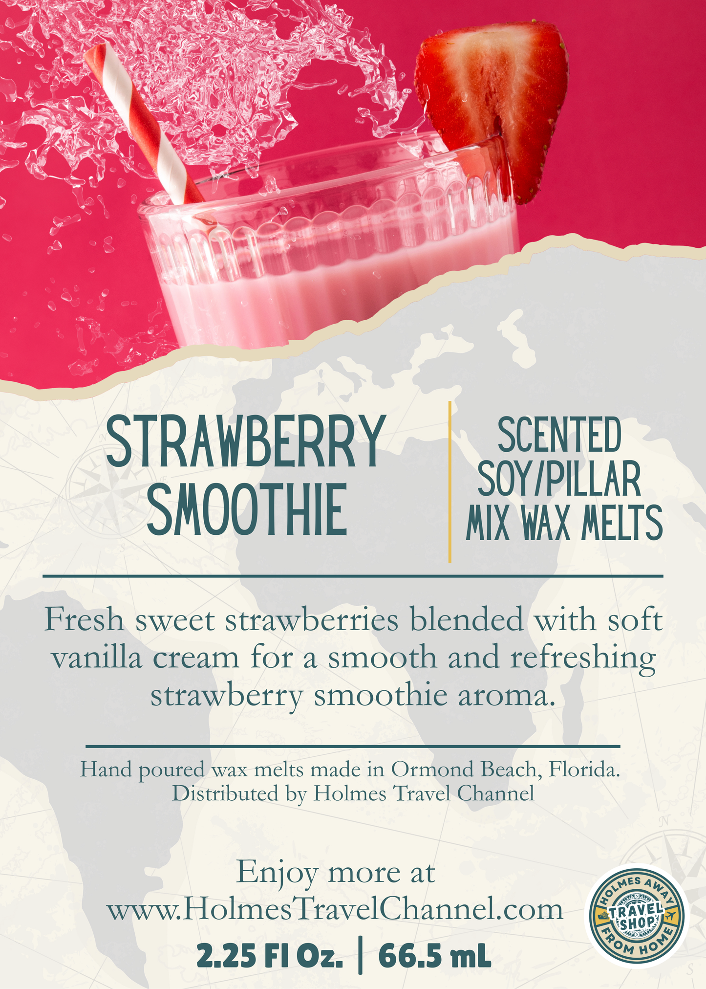 Strawberry Smoothie Scented Wax Melts